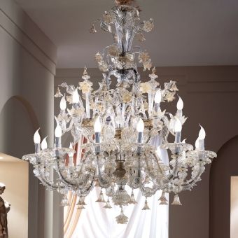 Arte Veneziana / Chandeliers / Pupparin Venetian Style LVC-AVA-004-LV20