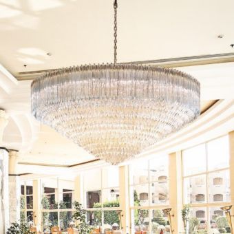 Patrizia Volpato / Chandeliers / Cristalli Murano Glass 24 Karat Gold PV-5029-S