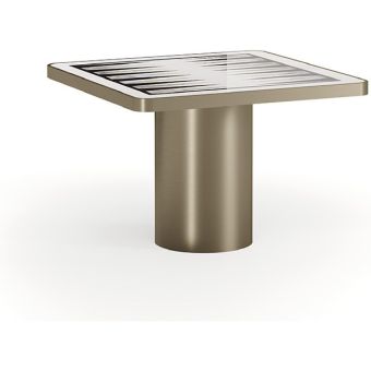 Reflex / Side Tables / Tau 40 Steel Backgammon