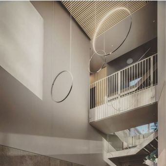 Vertical suspension lights  - Rings VERTICALE by Zava 