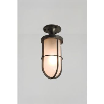 Original Btc / Semi-Flush Mounts / Weatherproof Ship's Well Glass Ceiling Light 7204