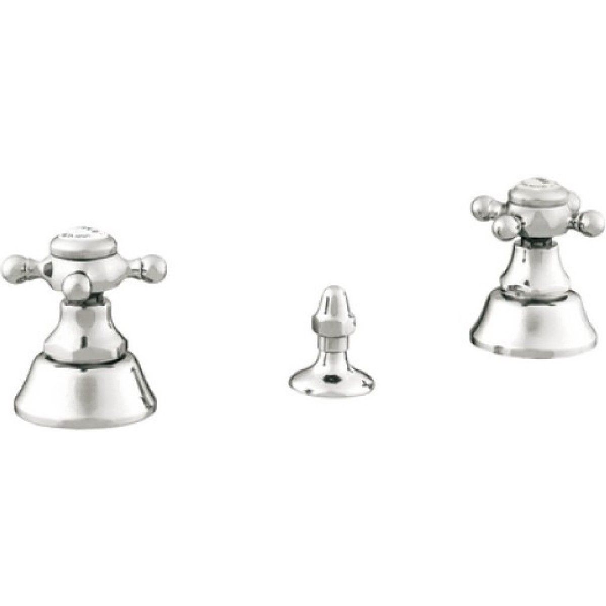 Bronces Mestre / Bidet Fittings / Three holes bidet set 035022.B00.50