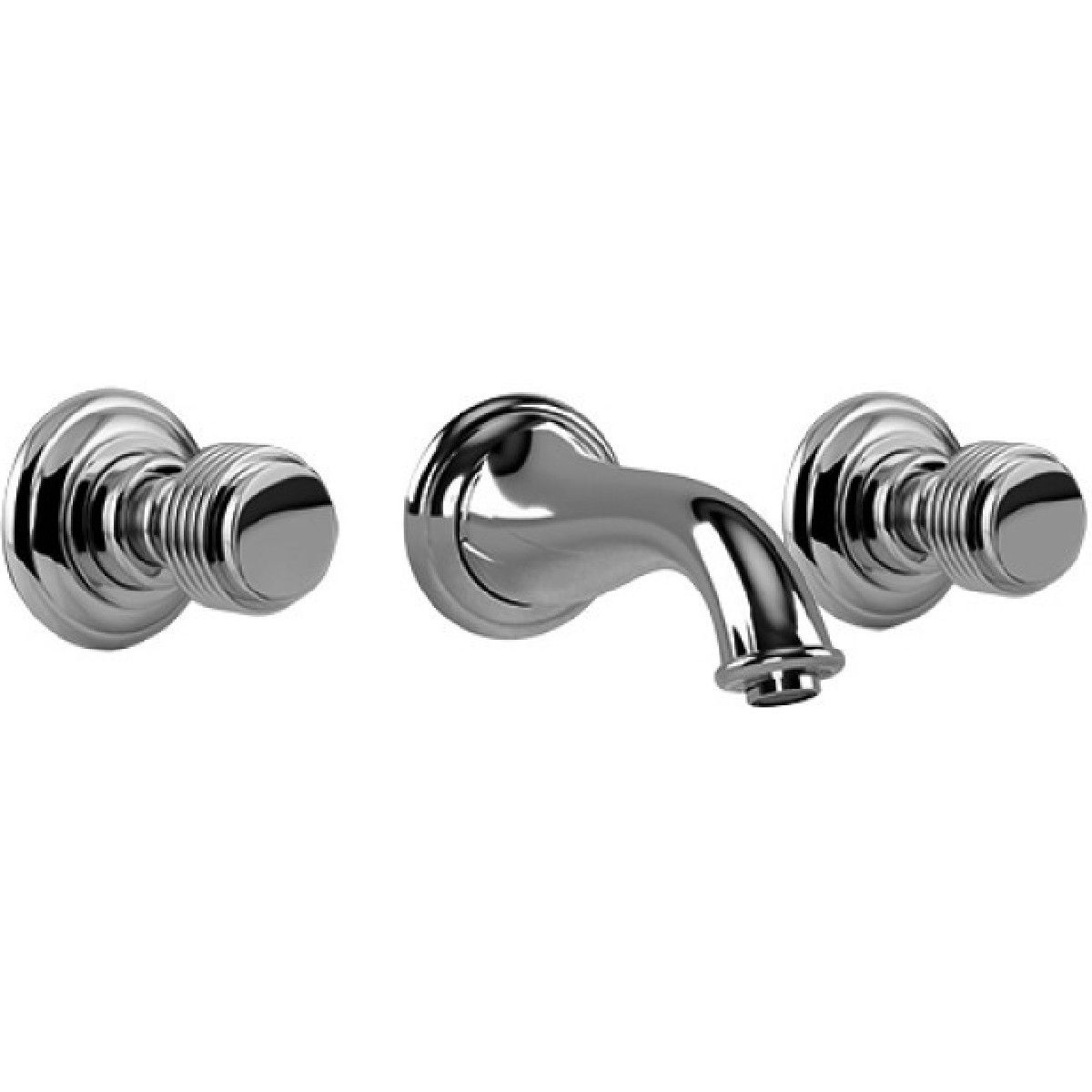 Bronces Mestre / Washbasin Fittings / Three holes wall basin set 037033.000.50