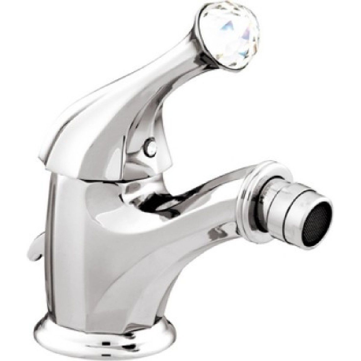 Bronces Mestre / Bidet Fittings / Bidet monolever with Swarovski crystal 038123.000.50