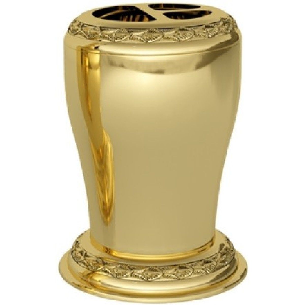 Bronces Mestre / Toothbrush Holders / Tooth brush & tumbler with laurel decoration 046082.C00.00