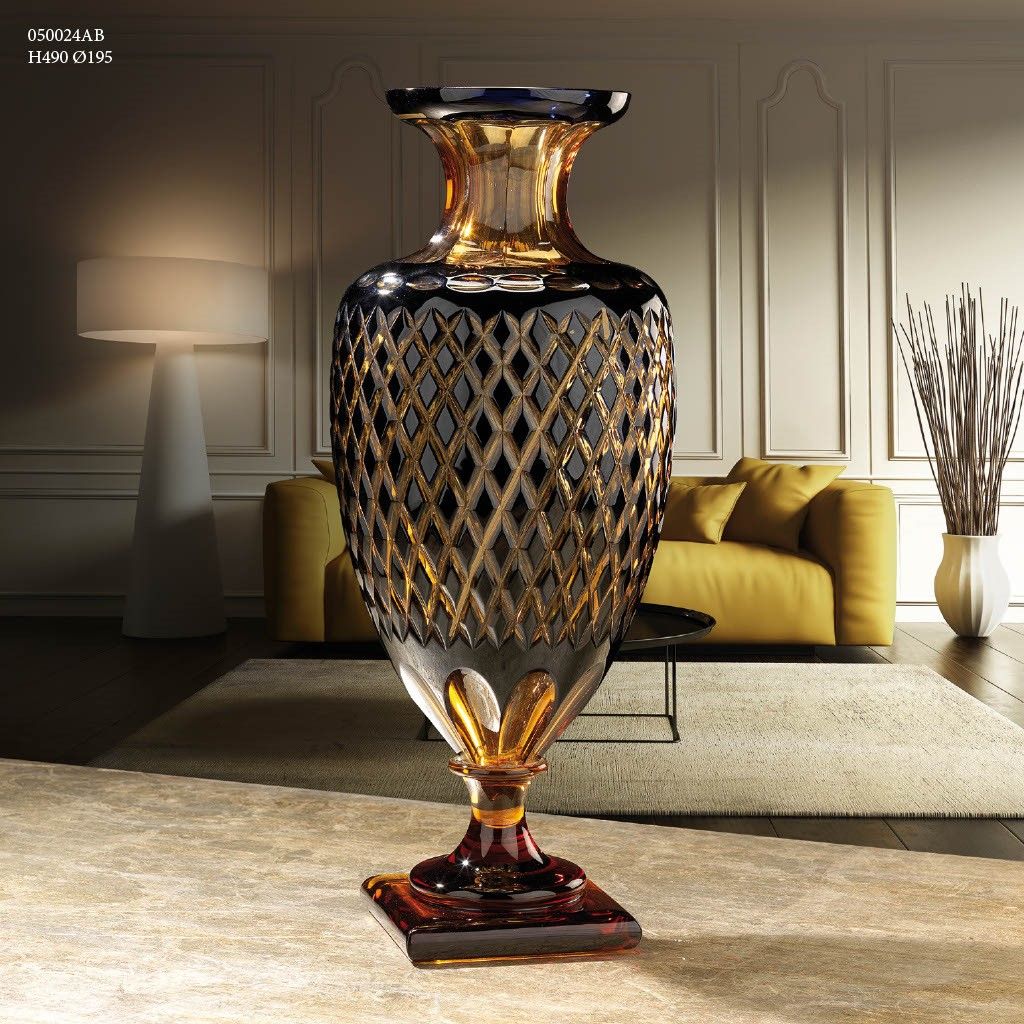Italian Luxury Lighting / Vases / Crystal 49 cm 050024AB