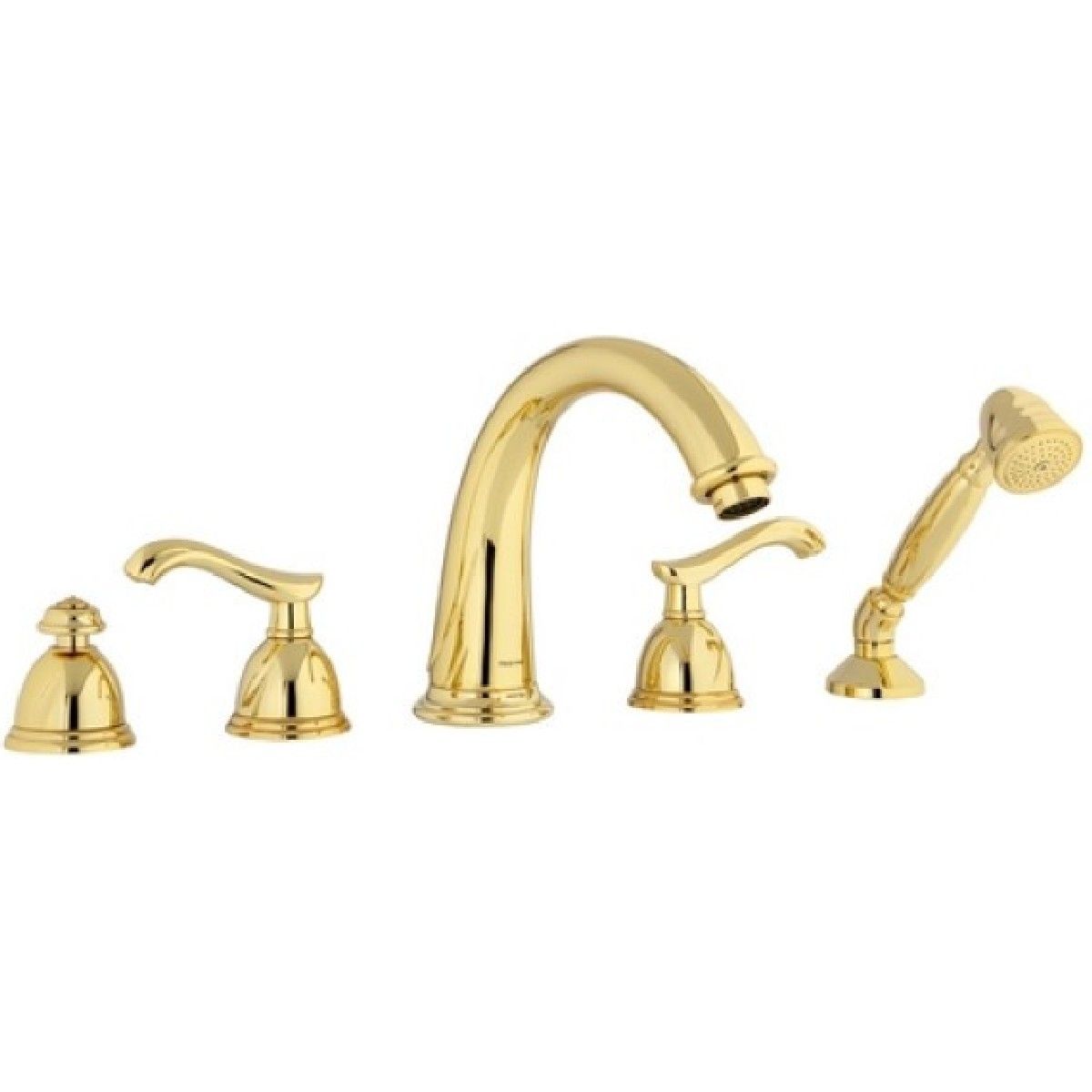 Bronces Mestre / Bath-Shower Fittings / Five holes bath set 051016.000.00