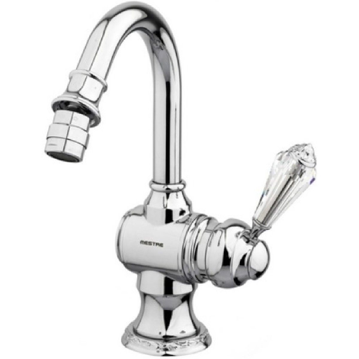 Bronces Mestre / Bidet Fittings / Bidet monolever with Swarovski crystal 058223.F00.50
