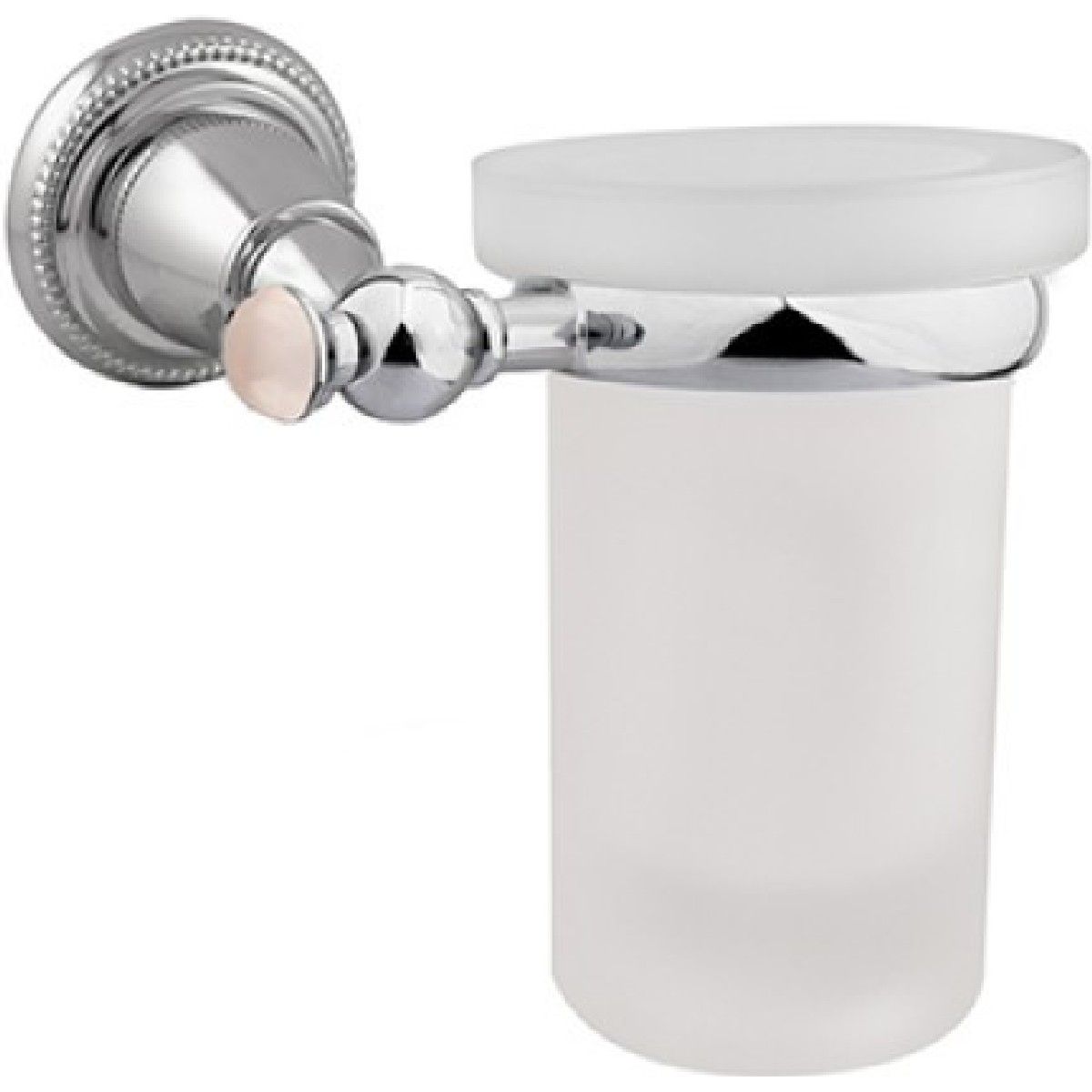 Bronces Mestre / Toothbrush Holders / Wall toothbrush holder with pink quartz stone 072280.QTP.50
