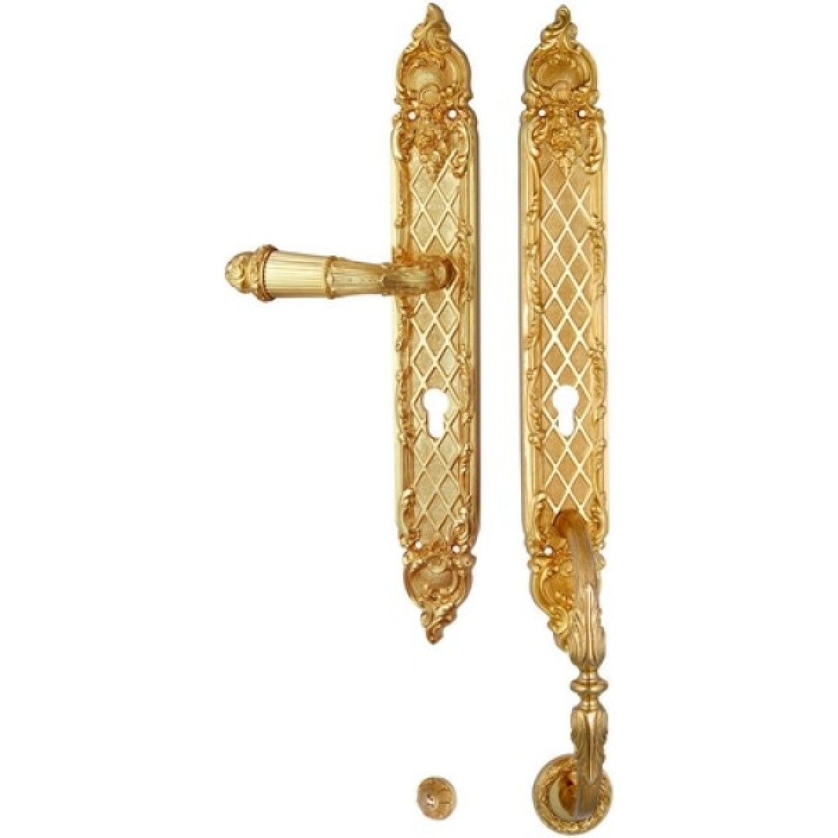 Bronces Mestre / Door Handles / Clasica set with keyhole europrofile 85mm left 0J1607.85Y.01