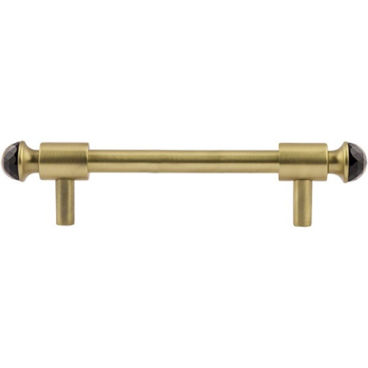 Bronces Mestre / Furniture Handles / Clasica with black Swarovski crystal 128mm between centers 0T5000.SN128.30