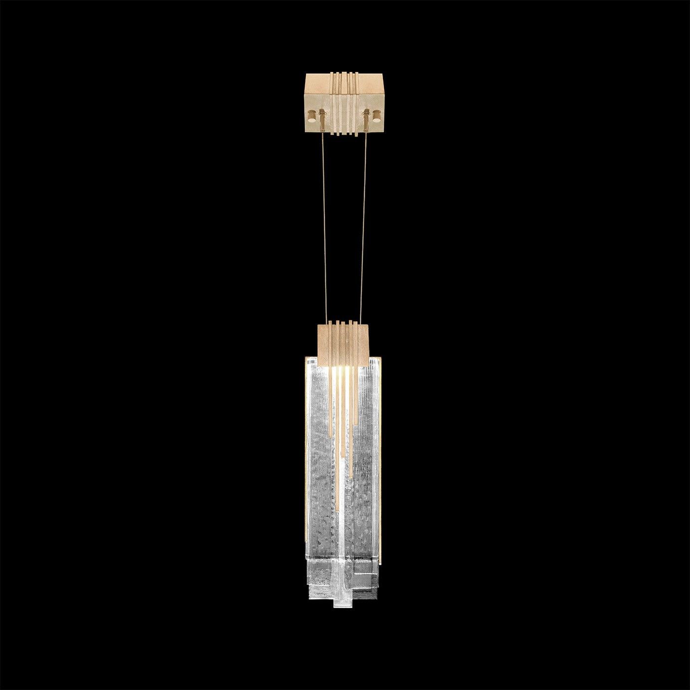Fine Art Handcrafted Lighting / Pendants & Suspension Lights / Arpeggio 4.5″W Square Pendant