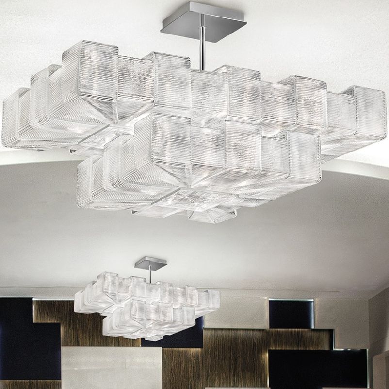 Glass & Glass Murano / Chandeliers / Overlap 2 ART. 1325/S