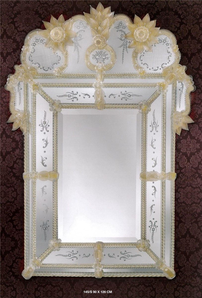 Italian Luxury Lighting / Wall Mirrors / Fantastic Venetian Glass 145S