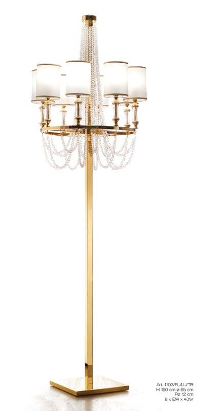 Il Paralume Marina / Floor Lamps / 1703/FL/LU/TR
