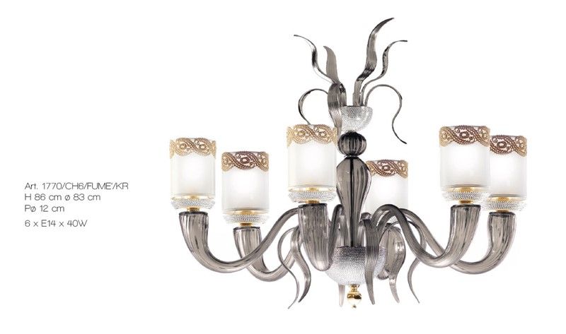 Il Paralume Marina / Pendants & Suspension Lights / 1770/CH6/FUME/KR