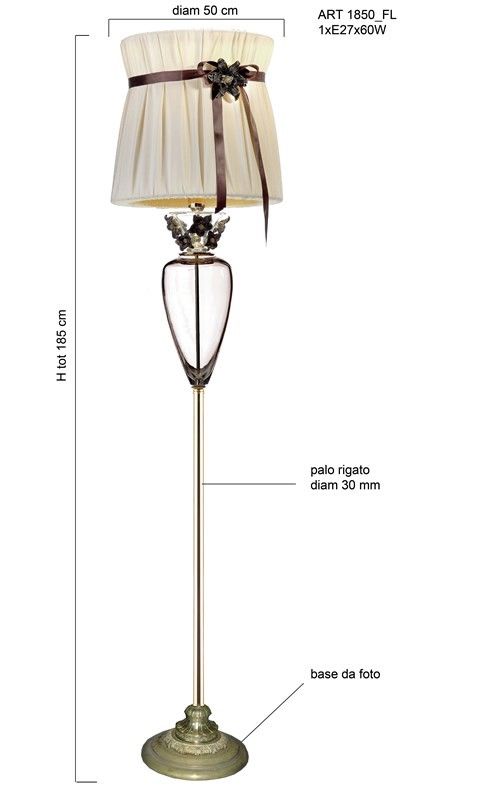 Il Paralume Marina / Floor Lamps / 1850FL/FUMENR