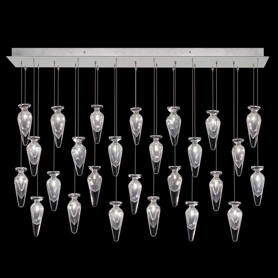 Fine Art Handcrafted Lighting / Pendants & Suspension Lights ESSENCE 54" W Rectangular