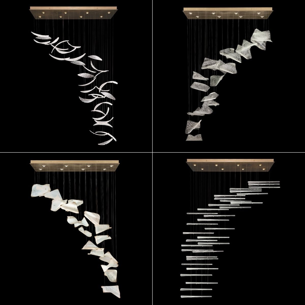 Fine Art Handcrafted Lighting / Pendant Lights / Elevate Rectangular 894840-111