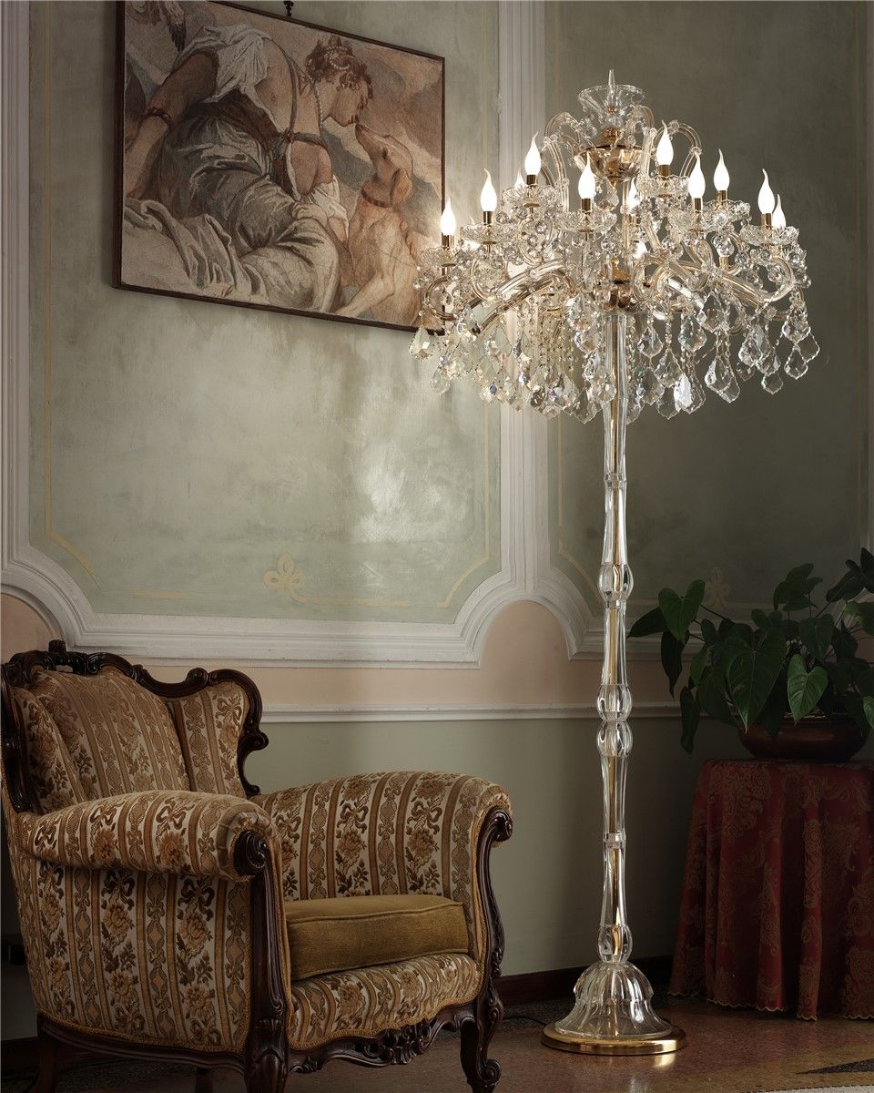Italian Luxury Lighting / Floor Lamps / Maria Theresa 15 Lights 2010 015