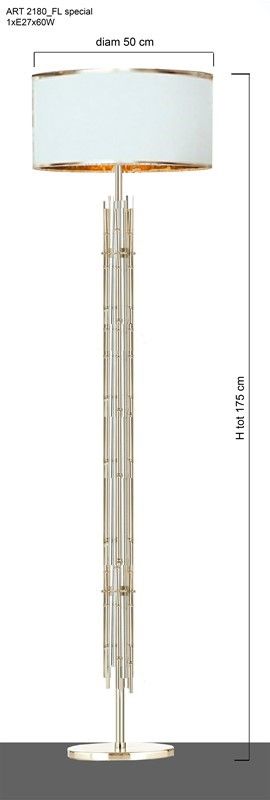 Il Paralume Marina / Floor Lamps / 2180/FL/V2