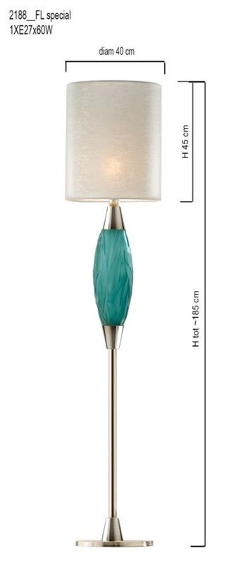 Il Paralume Marina / Floor Lamps / 2188/FL/VE