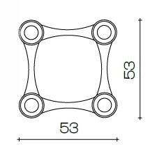 Il Paralume Marina / Ceiling Lamp / 2195/BI