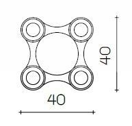 Il Paralume Marina / Ceiling Lamp / 2196/BI