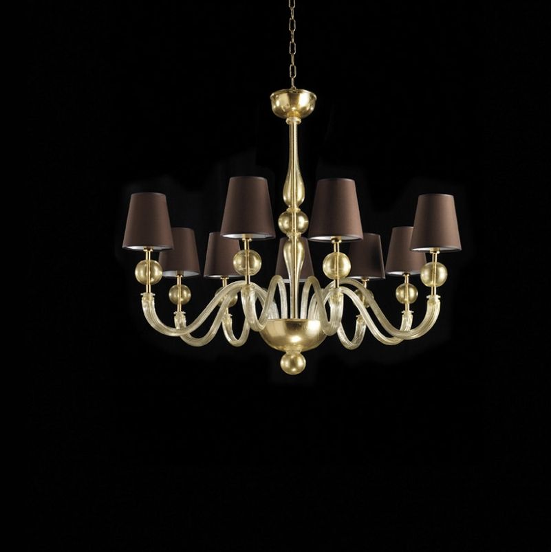 Glass & Glass Murano / Chandeliers / Contemporary Venetian chandeliers CVC25040