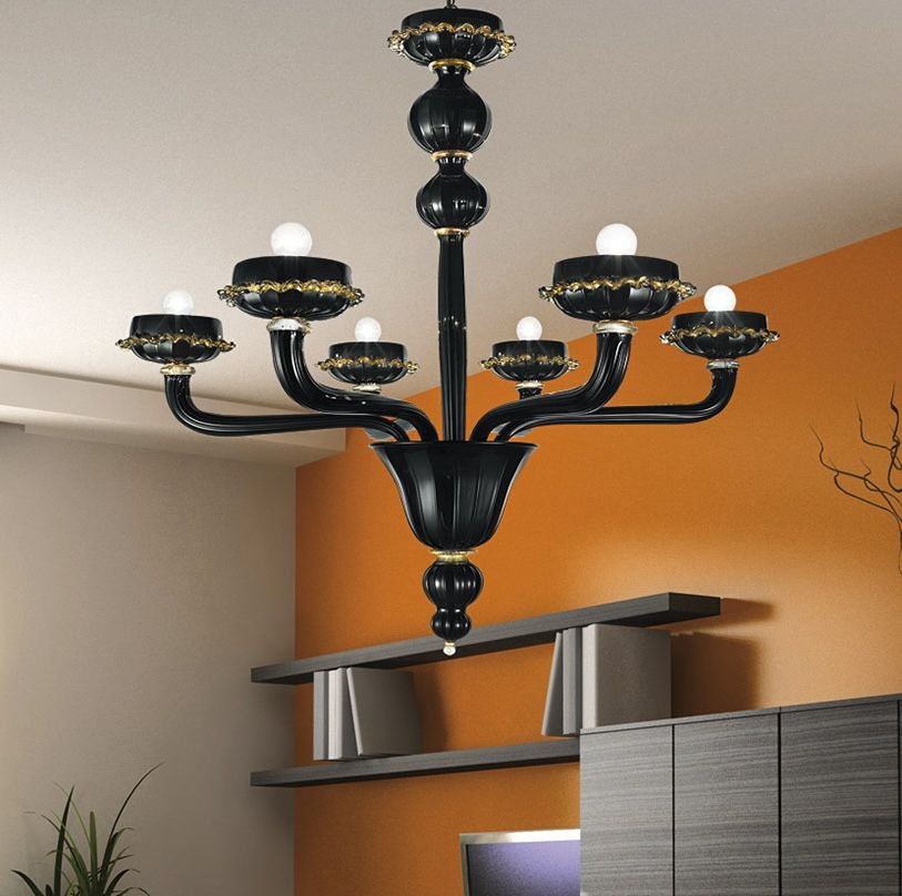 Glass & Glass Murano / Chandeliers / Contemporary Venetian 2783-6