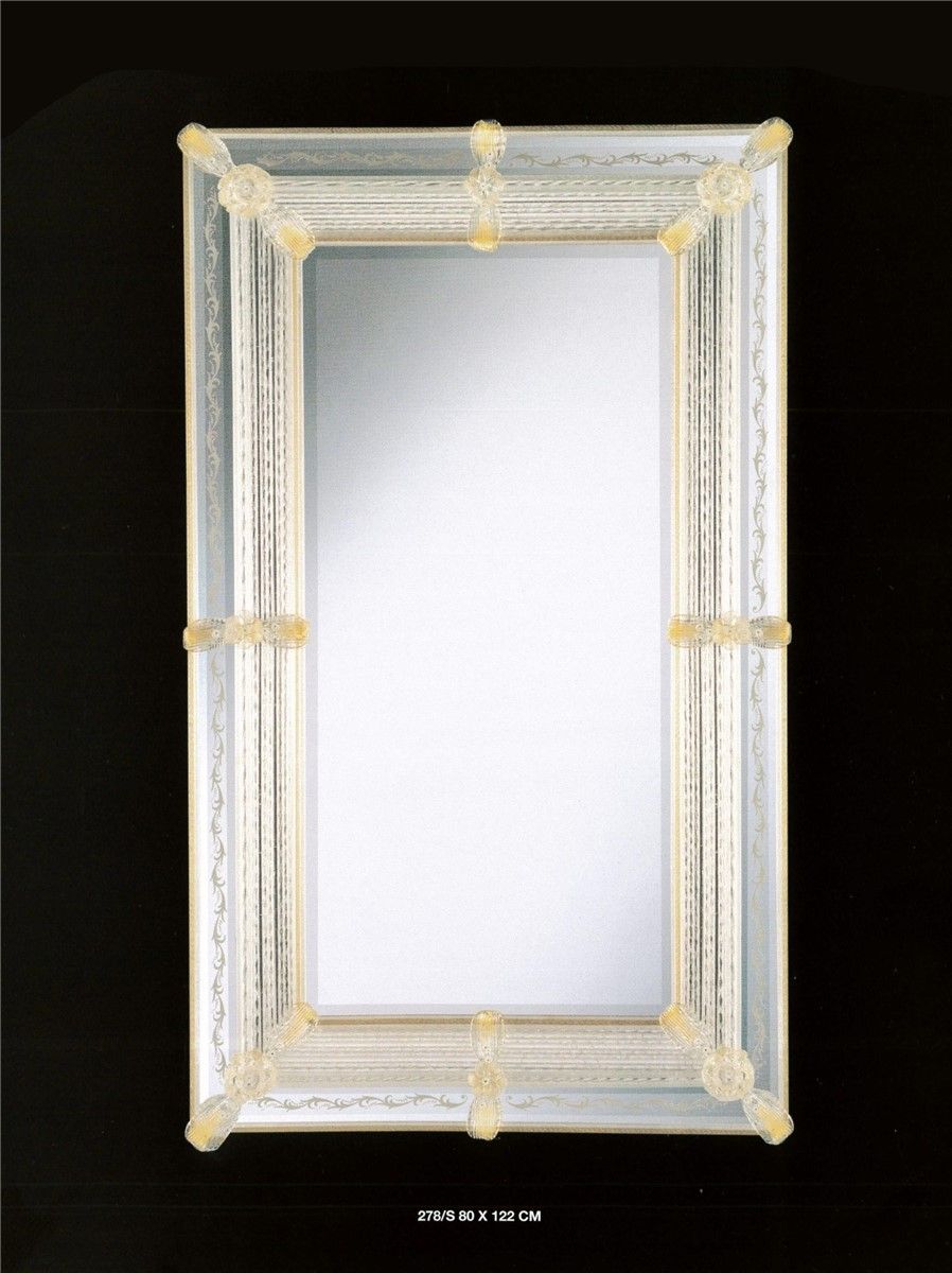 Italian Luxury Lighting / Wall Mirrors / Murano Glass Venetian Style 278S