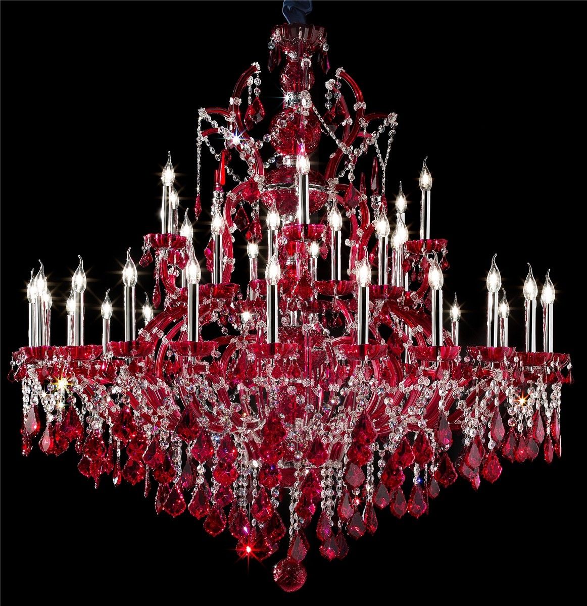 Italian Luxury Lighting / Chandeliers / Maria Theresa 42 Lights 3496 042 Venetian