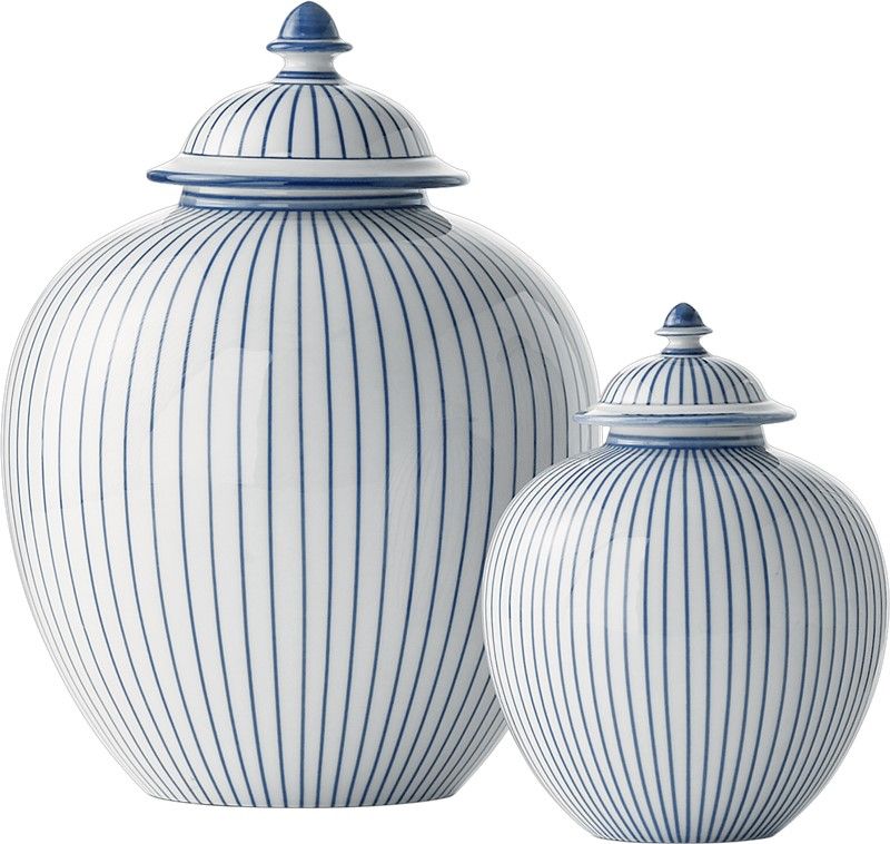 Le Porcellane / Vases with Lids / Potiche Righe 3511 3510 3509