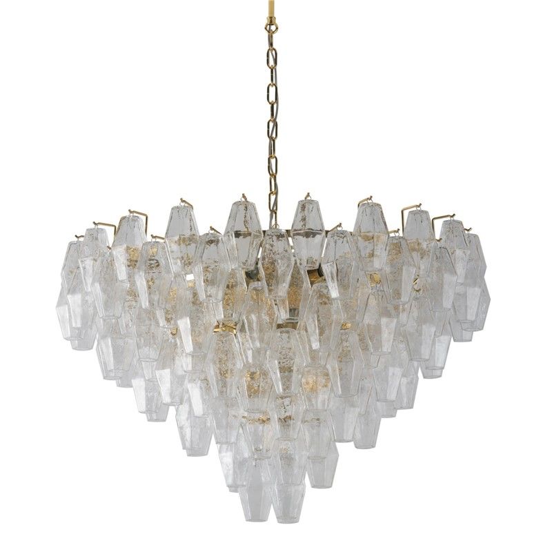 Patrizia Volpato / Chandeliers / Glace Handcrafted Murano Glass 24 Karat Gold PV-4600-S