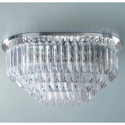 Patrizia Volpato / Semi-Flush Mounts / Cristalli Murano Glass 24 Karat Gold PV-5032-PL