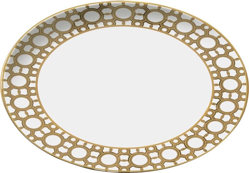 Le Porcellane / Plates & Bowls Tabletop / Oval Platter Palazzo Vecchio 5915