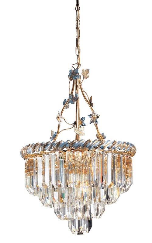 Patrizia Volpato / Chandeliers / Cristalli Murano Glass 24 Karat Gold PV-6035