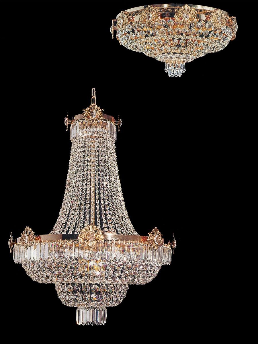 Italian Luxury Lighting / Chandeliers / Empire Crystal 30 Lights 6190 110