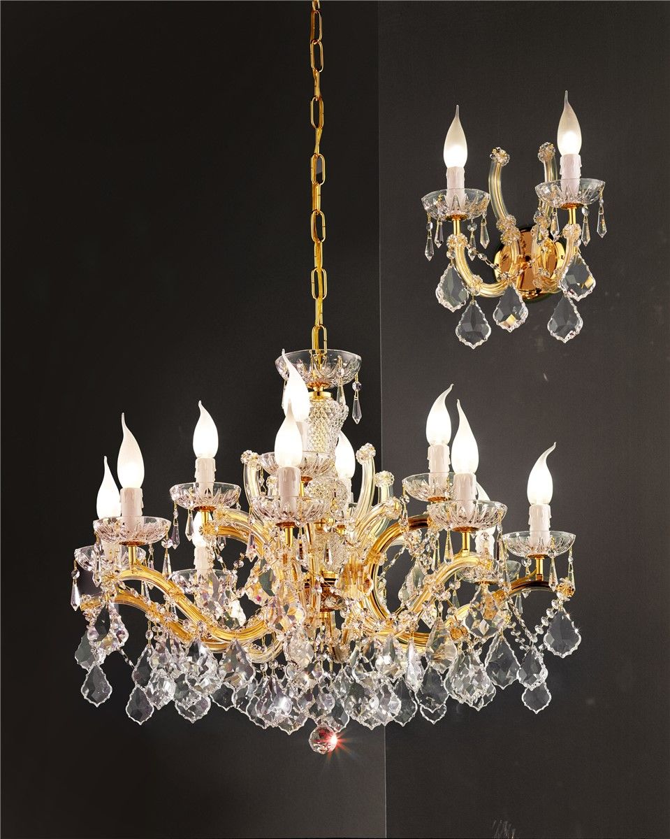 Italian Luxury Lighting / Chandeliers / Maria Theresa 12 Lights 7000 012