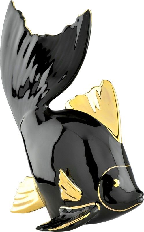 Le Porcellane / Animal Sculptures / High Tail Fish 7026