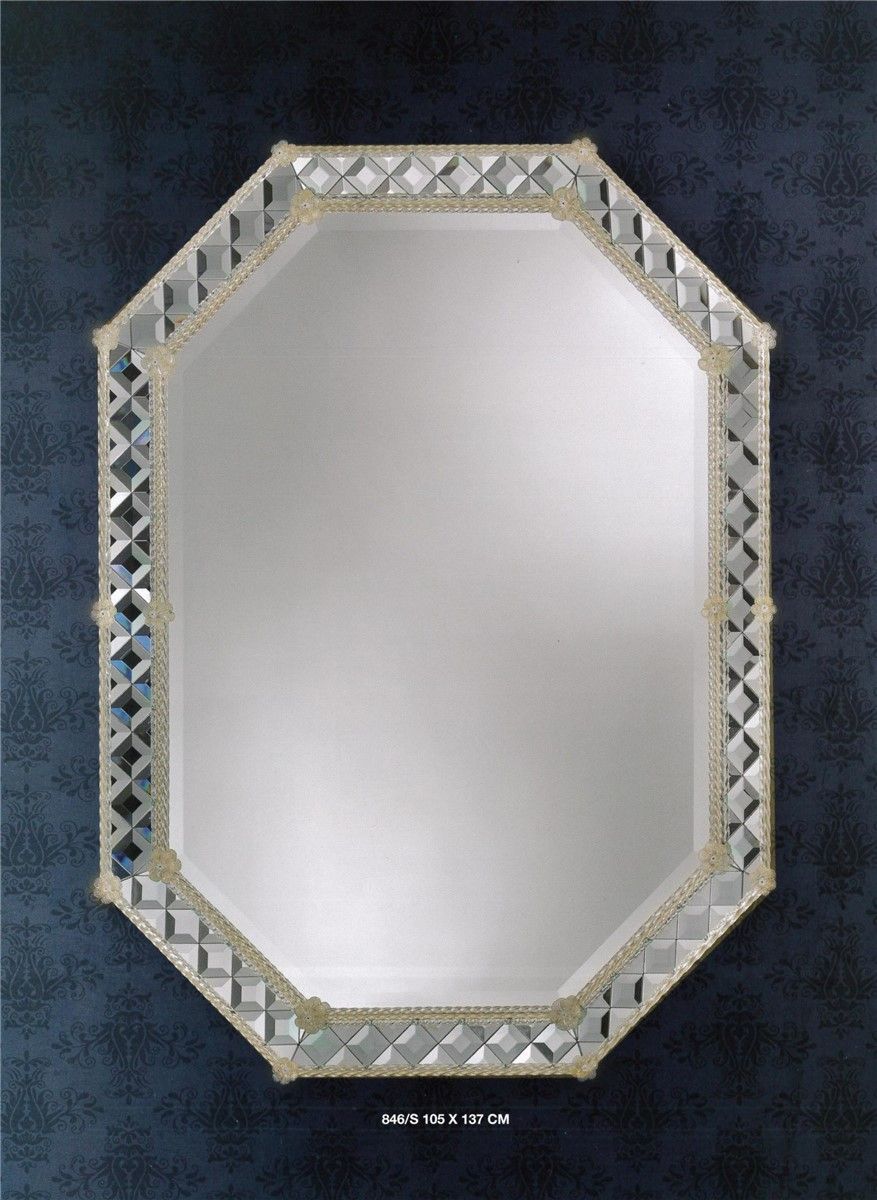 Italian Luxury Lighting / Wall Mirrors / Venetian Style Murano Glass 846S