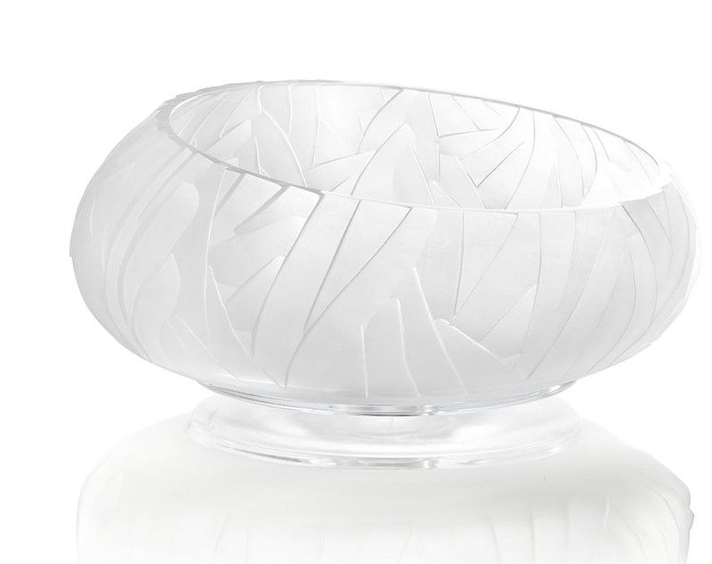 Il Paralume Marina / Washbasin handmade in clear Italian crystal / BA816