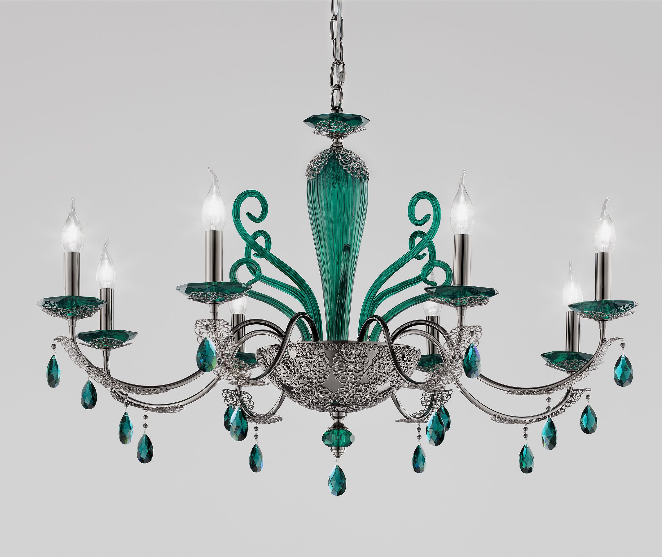 Euroluce Lampadari / Chandeliers / Macramè L8