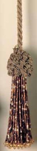 Il Paralume Marina / Rings and brushes / Nappa marrone/oro