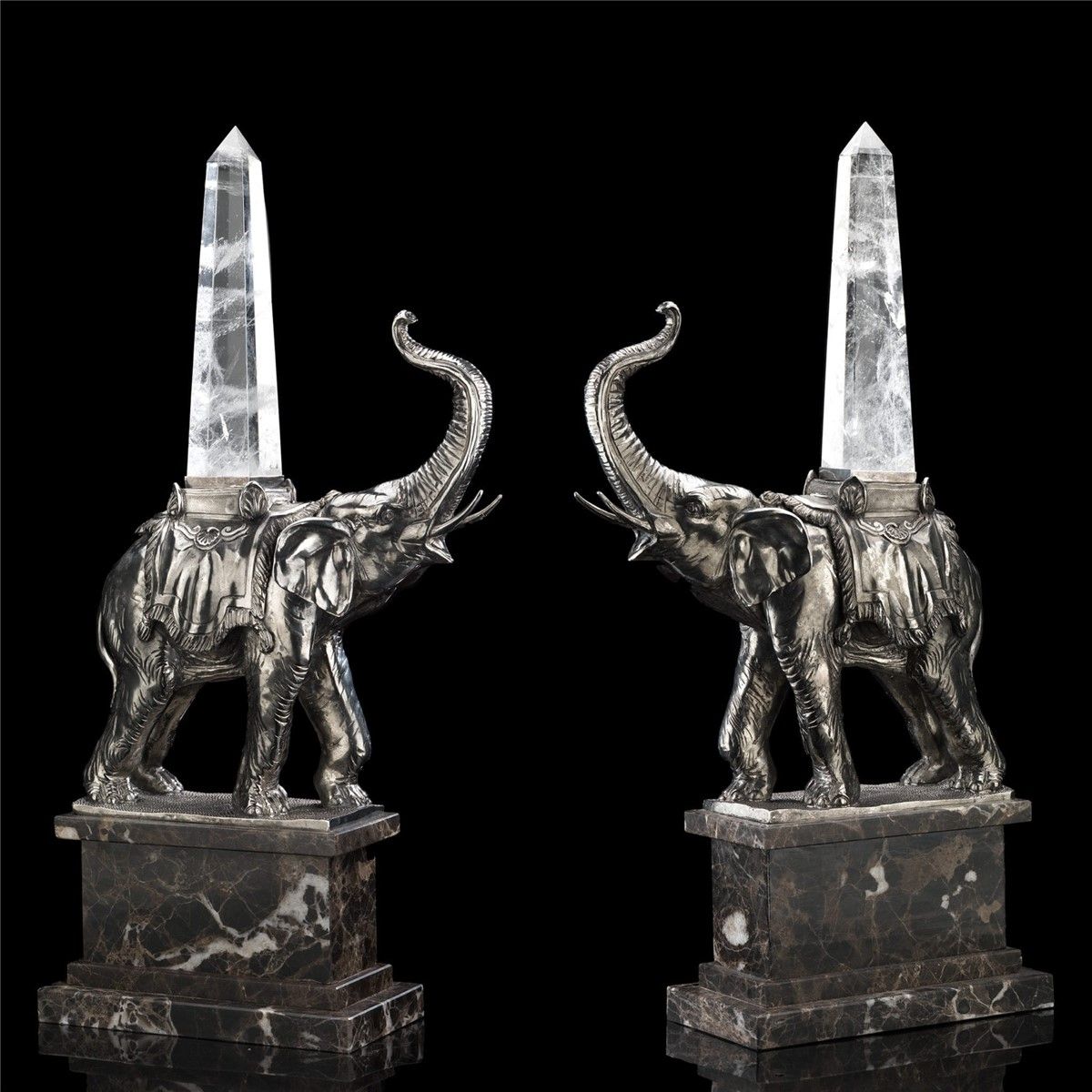 Badari / Animal Sculptures / Elephant Glaciette V1-1200-R2-EM