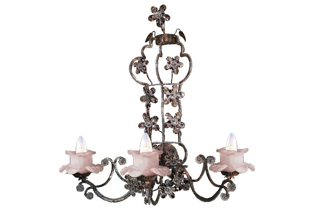 Mechini / Wall Lights / Clear Bohemian Crystal & Murano Glass A243/3