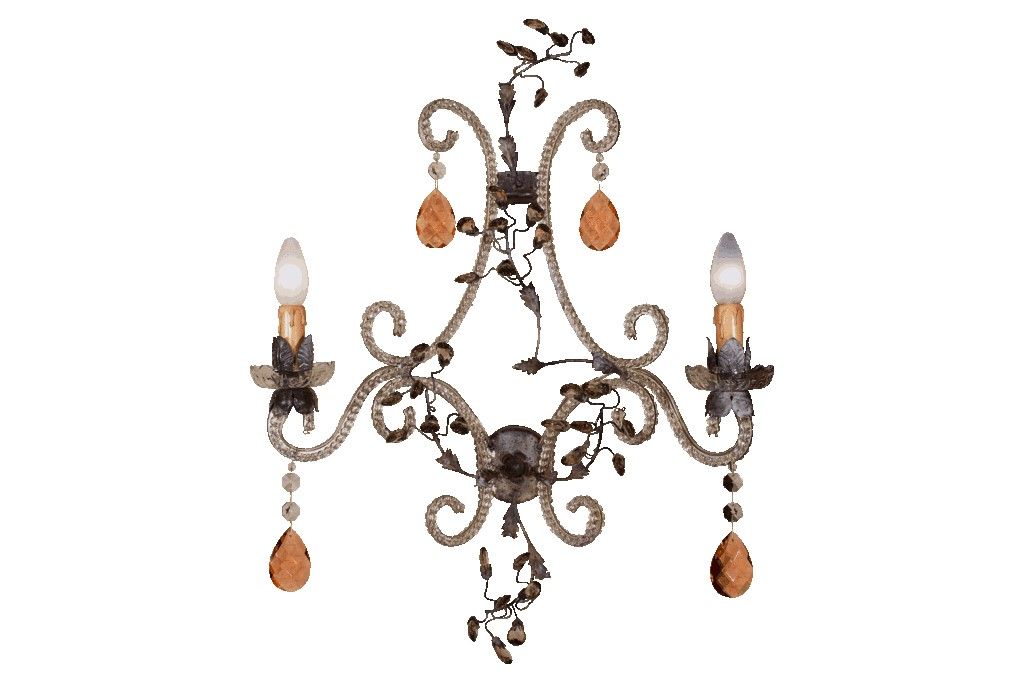 Mechini / Wall Lights / Clear and Colored Bohemian Crystal A256/2