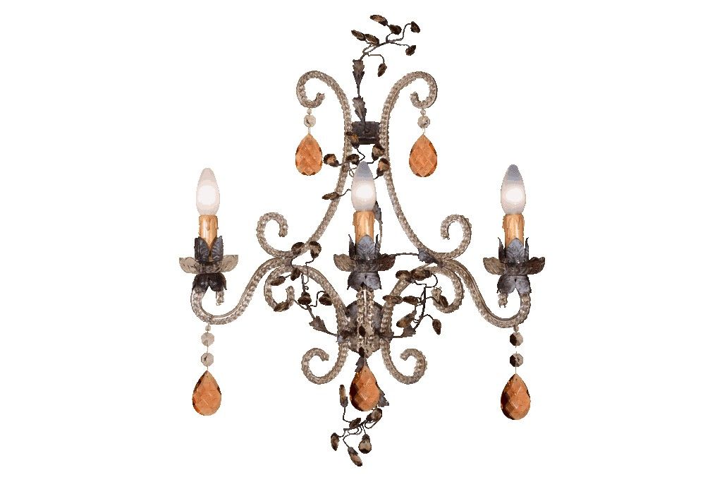 Mechini / Wall Lights / Clear and Colored Bohemian Crystal A256/3