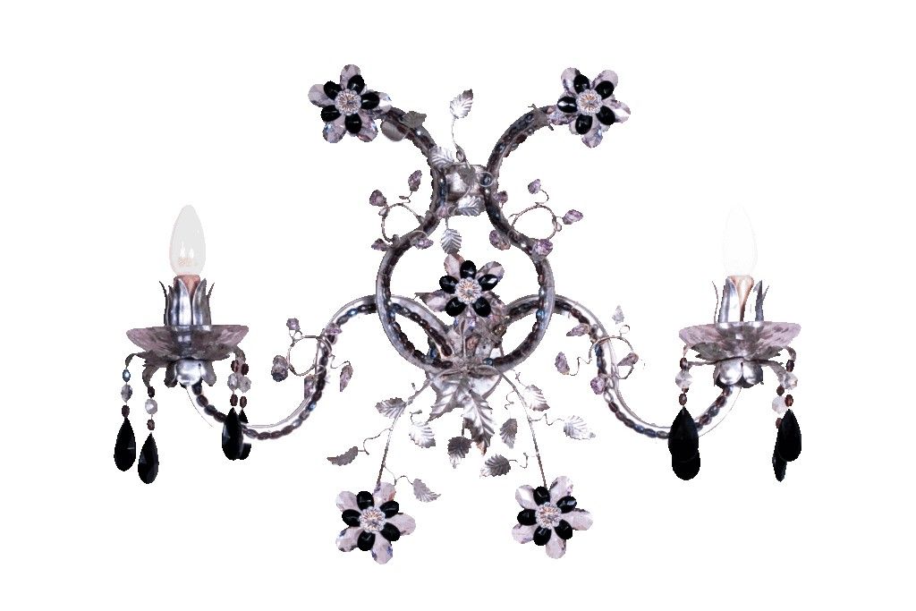 Mechini / Wall Lights / Clear and Colored Bohemian Crystal A257/2