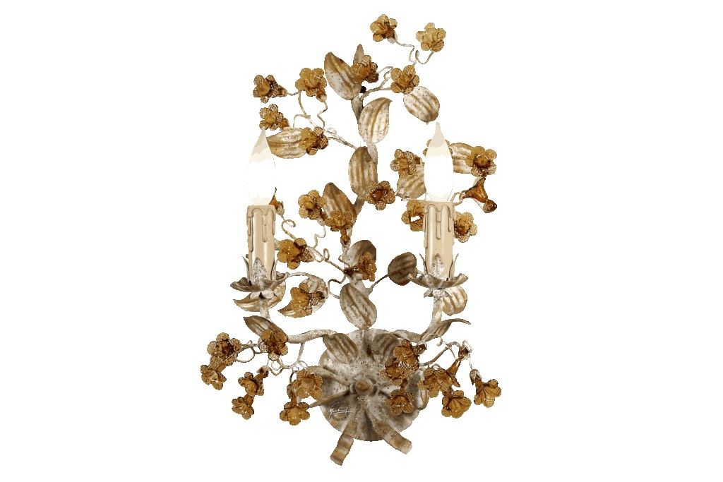 Mechini / Wall Lights / Bohemian Crystal and Murano Glass A261/2